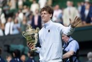 Jannik Sinner at Wimbledon 2025. (Photo: Getty)