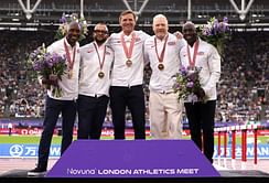 With USA’s disqualification, British sprinters receive long-overdue top honor nearly three decades later at London Diamond League
