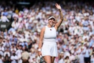 Amanda Anisimova at Wimbledon 2025. (Photo: Getty)