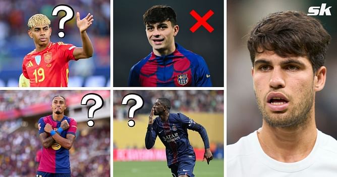Real Madrid fan Carlos Alcaraz picks Barcelona duo as he names top 3 standings for 2025 Ballon d'Or
