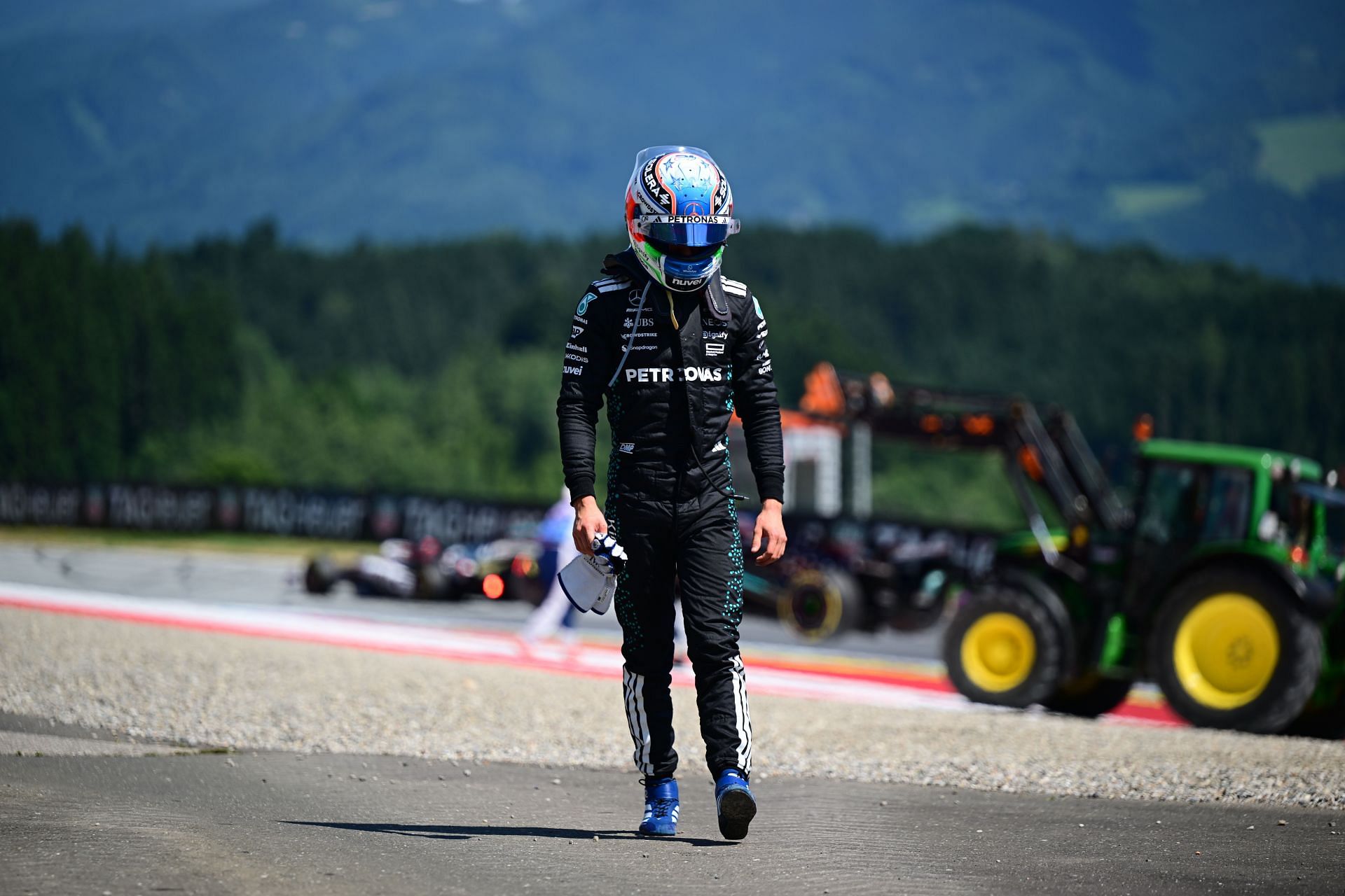 Andrea Kimi Antonelli after the Formula 1 Austrian Grand Prix. Source: Getty
