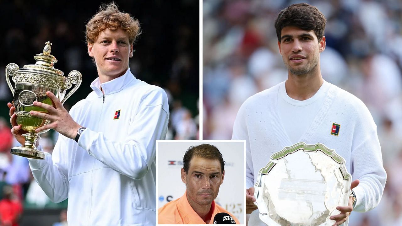 Rafael Nadal Carlos Alcaraz Jannik Sinner Wimbledon
