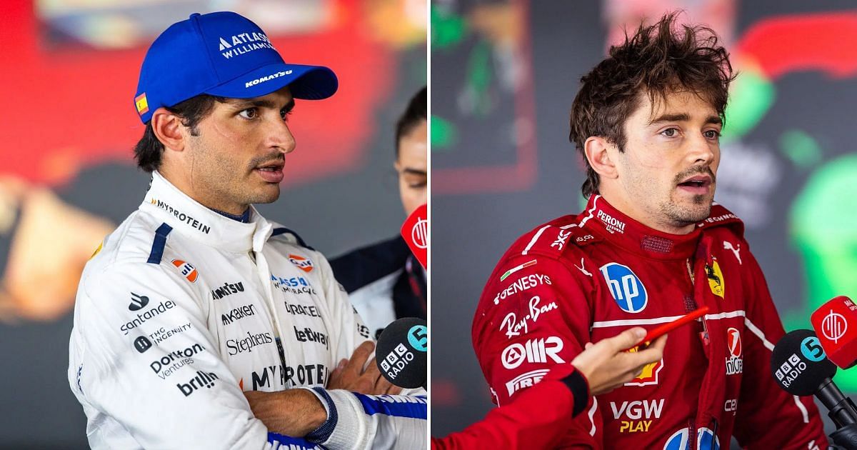 Carlos Sainz looks back on crucial moment with Charles Leclerc in British GP