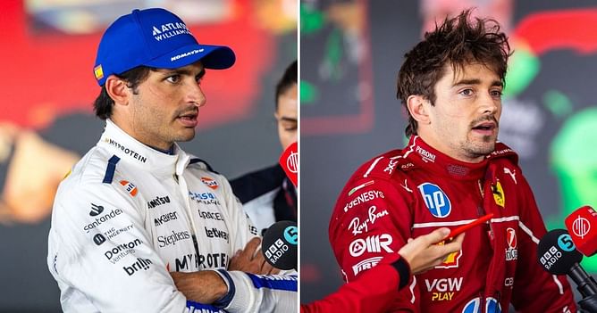 Carlos Sainz looks back on crucial moment with Charles Leclerc in British GP