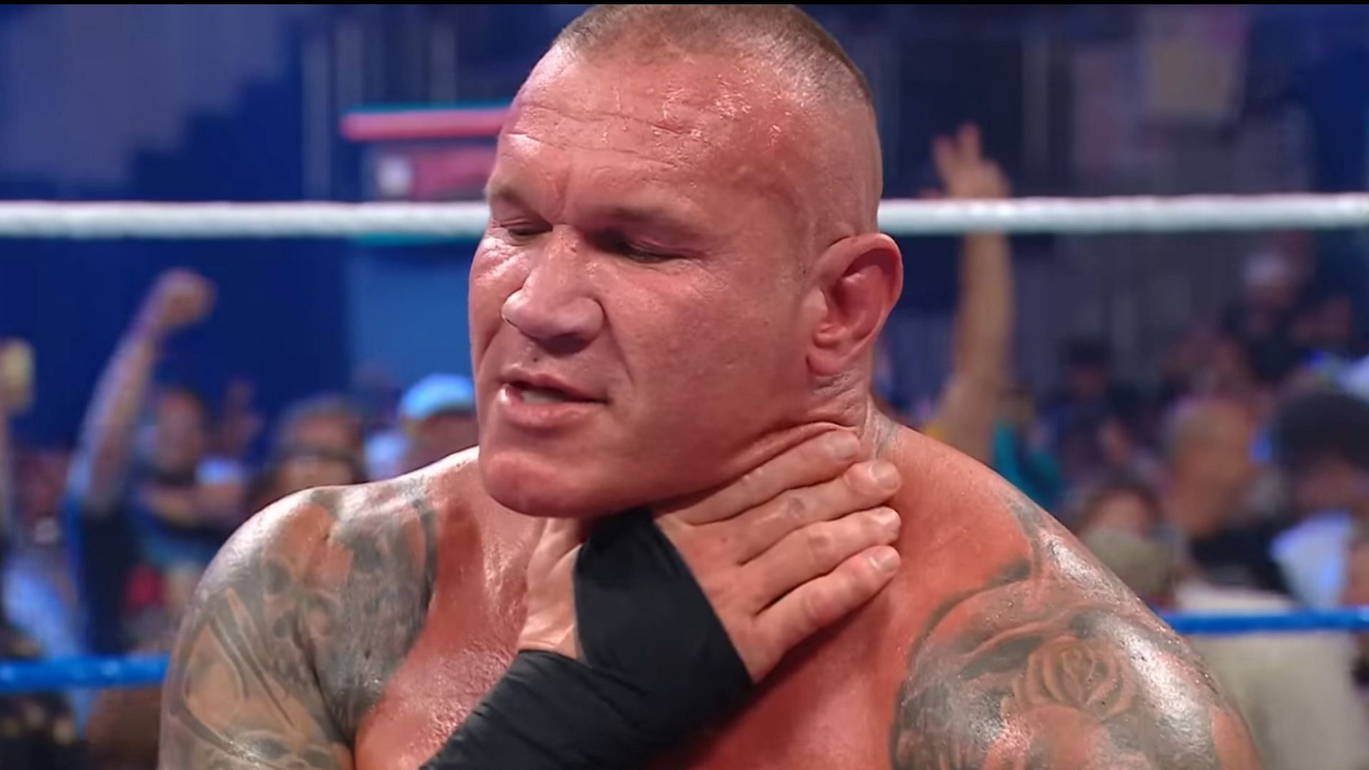 Randy Orton is hurt (Image via WWE