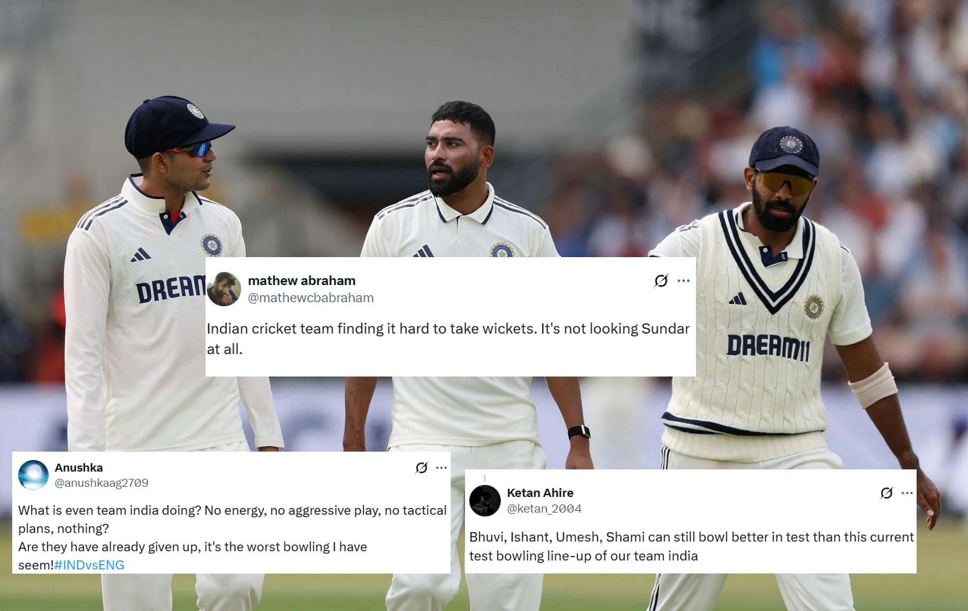 [Image credit: Getty, @ketan_2004, @anushkaag2709, @mathewcbabraham X handles]