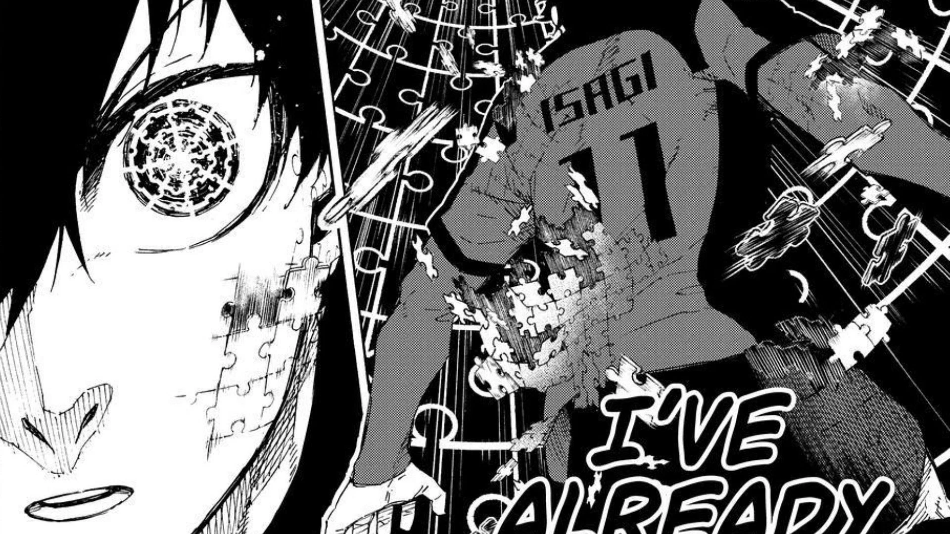 Yoichi Isagi as seen in the Blue Lock manga (Image via Kodansha)