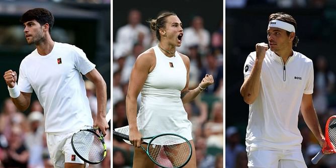 Wimbledon 2025 Results Day 7: Scores, complete list of winners, losers, upsets & more ft. Carlos Alcaraz, Aryna Sabalenka, Taylor Fritz
