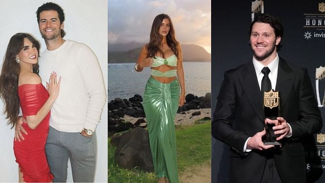 Josh Allen's ex-GF Brittany sends 3-word message as Jarrett Stidham's wife Kennedy shares photo dump from Zach Wilson's wedding
