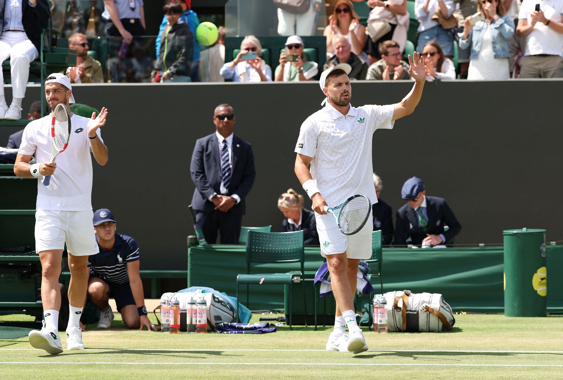 In Picture: Julian Cash and Lloyd Glasspool (Getty)