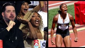 Serena Williams' husband Alexis Ohanian reacts as Melissa Jefferson-Wooden calls for guest’s return to Athlos 2025