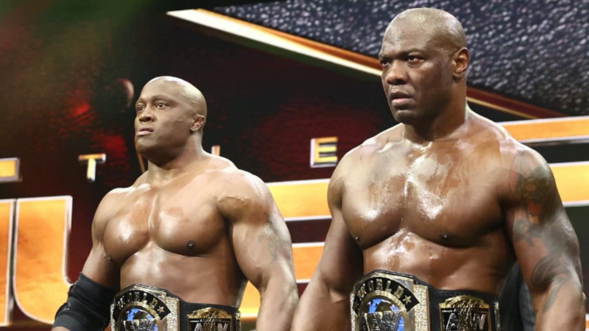 AEW Tag Team Champs, Shelton Benjamin and Bobby Lashley of The Hurt Syndicate [Image Credits: AEW