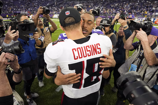 Kirk Cousins drops absurd dating analogy on missing Justin Jefferson and Jordan Addison after Falcons move on Netflix's Quarterback