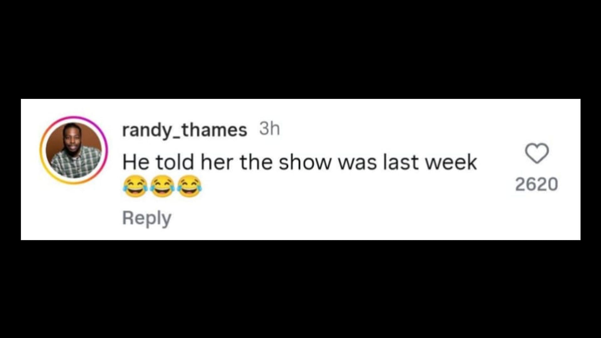 A user reacts (Image via Instagram/theshaderoom)