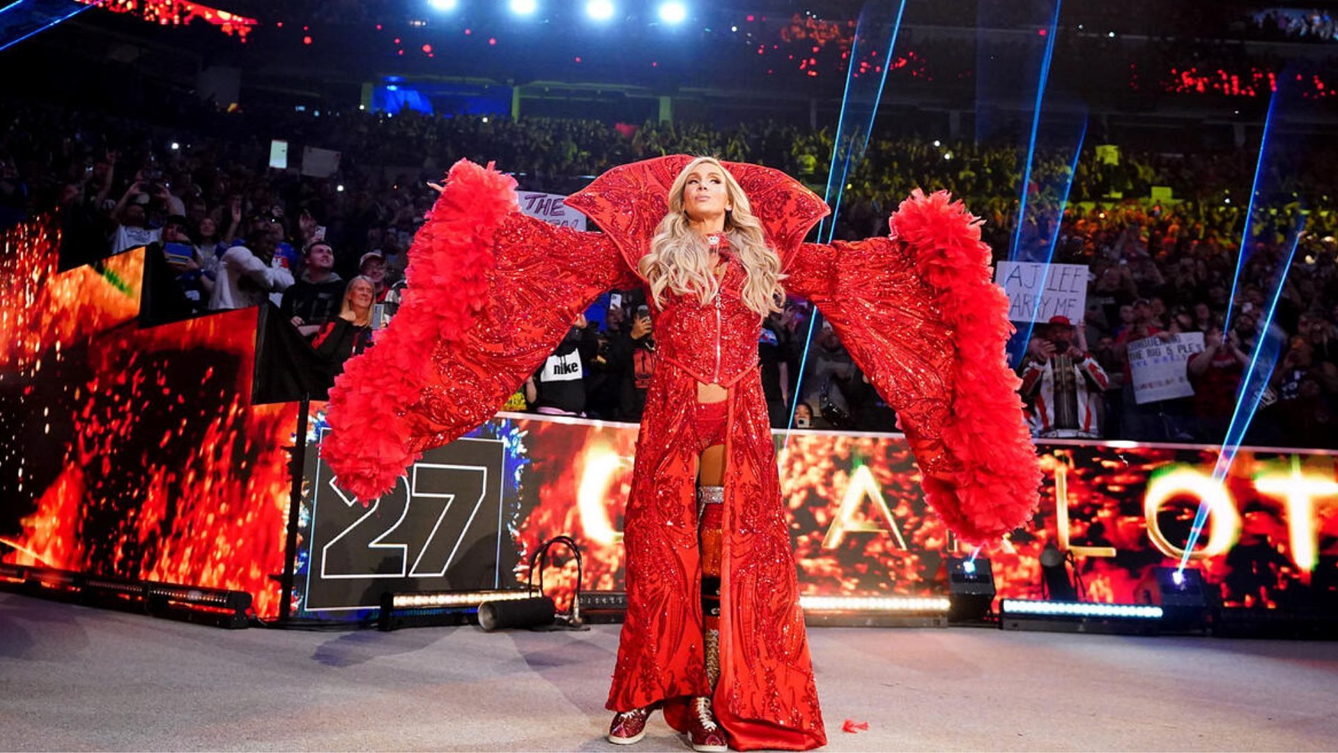 Charlotte Flair at WWE Royal Rumble 2025! [Image credit: WWE.com]