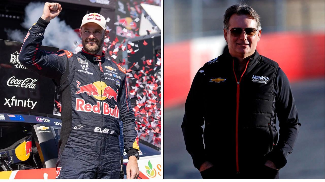 (L) Shane van Gisbergen &amp; (R) Jeff Gordon. ( Both images via Imagn )