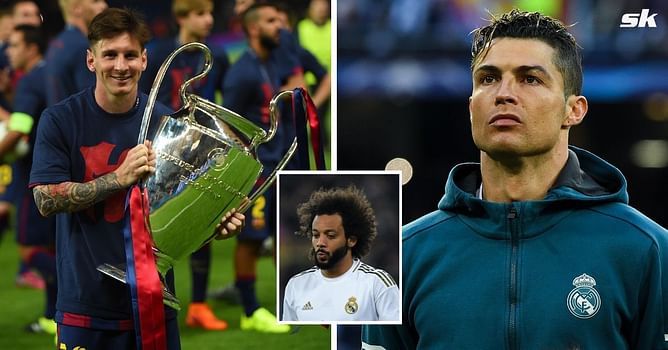 "I suffered a lot against Messi" - Marcelo responds when asked to choose between Cristiano Ronaldo and Lionel Messi