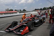 Scott McLaughlin in the pits at the IndyCar Honda Indy 200 at Mid-Ohio - Source: Getty