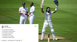 "THE FINEST OF THIS ERA" - Fans react as KL Rahul smashes a century in ENG vs IND 2025 3rd Test