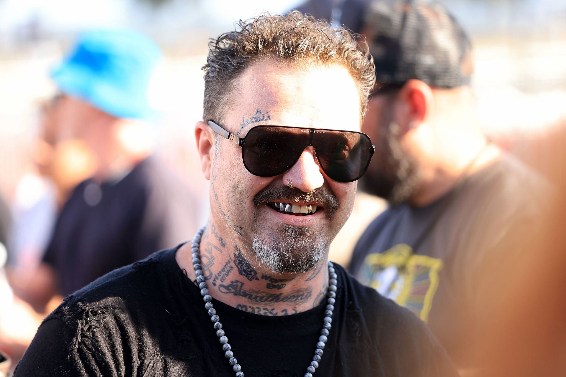 Bam Margera looks on during the X Games California 2023 on July 21, 2023 in Ventura, California. (Photo by Sean M. Haffey/Getty Images)