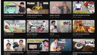 Some of Michael Reeves' YouTube uploads (Image via Michael Reeves/YouTube)