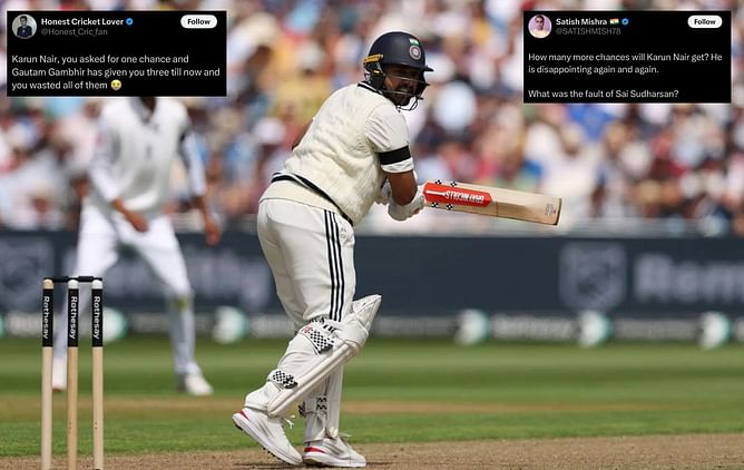 "You simply can't waste a start" - Fans react as Karun Nair is dismissed for 31 on Day 1 of ENG vs IND 2025 2nd Test