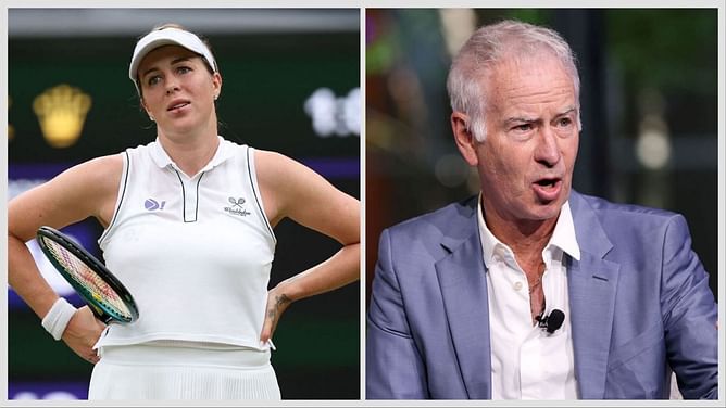 John McEnroe clashes with Wimbledon commentator in tense exchange about line calls after Anastasia Pavlyuchenkova controversy