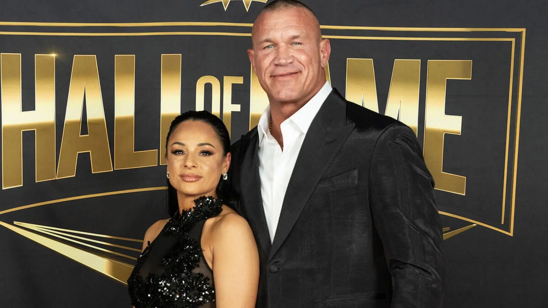 Orton and his wife attended the Hall of Fame ceremony this year. [Image credit: WWE.com]