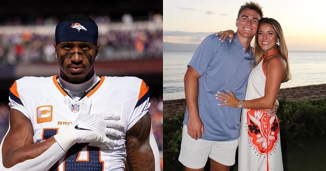 Bo Nix's wife Izzy shares candid reaction to Courtland Sutton’s $92 million extension with Broncos
