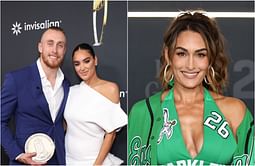 George Kittle and wife Claire receive wholesome reaction from WWE icon Nikki Bella on Lake Tahoe vacay recap