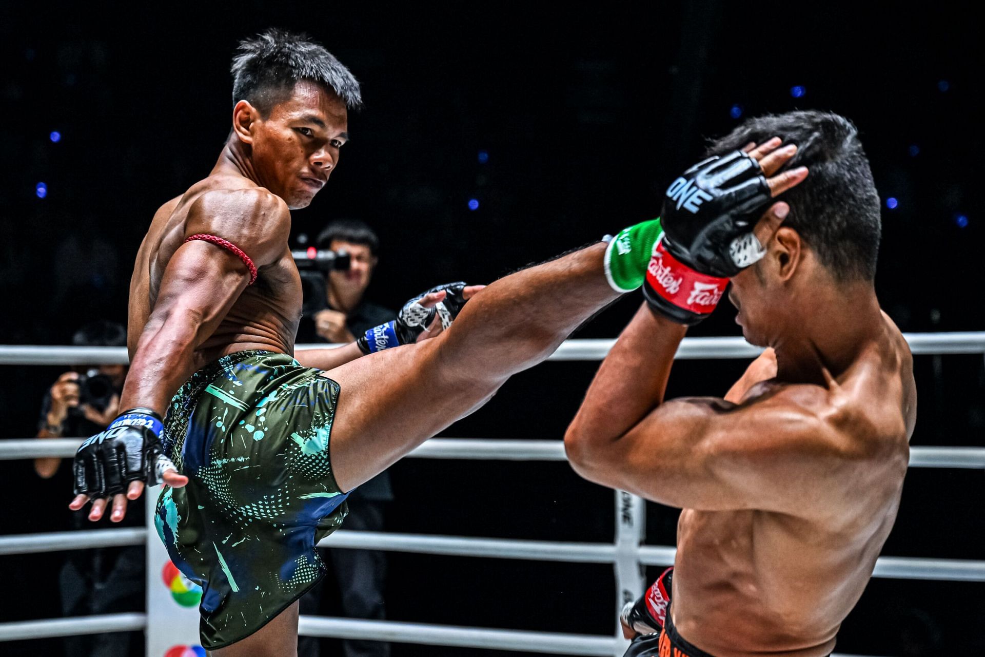 Shadow Singha Mawynn (left) fired up to return to winning ways. [Image courtesy from ONE Championship]