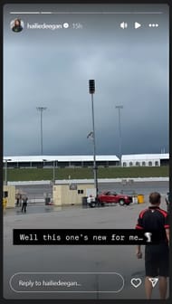 Hailie Deegan's Instagram story (@hailiedeegan)