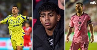 Lionel Messi, Cristiano Ronaldo and more: Barcelona star Lamine Yamal picks his all-time XI