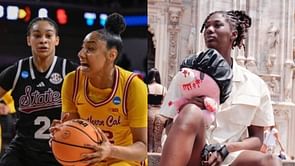 Oliviyah Edwards makes hilarious admission about JuJu Watkins from their time coaching against Flau'Jae Johnson: "Making stuff up"