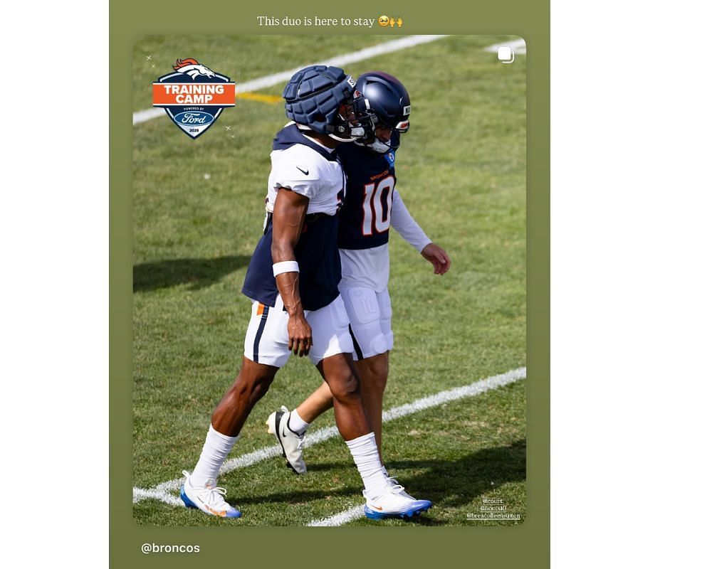 Izzy Nix shares candid reaction to Courtland Sutton&rsquo;s $92 million extension with Broncos [IG/@izzysmokenix]
