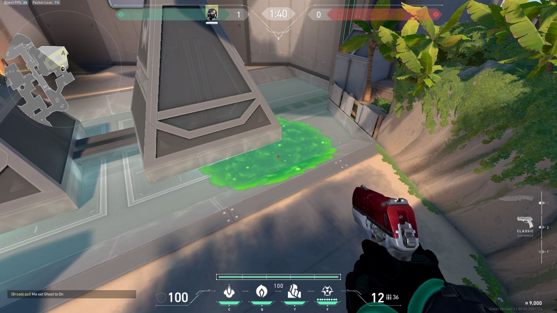 The default plant gets affected (Image via Riot Games)