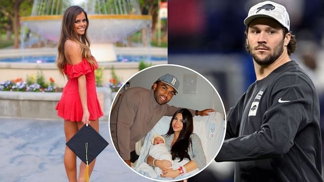 Josh Allen's ex-GF Brittany reacts as Christian Kirk and wife Ozzy welcome newborn daughter Londyn