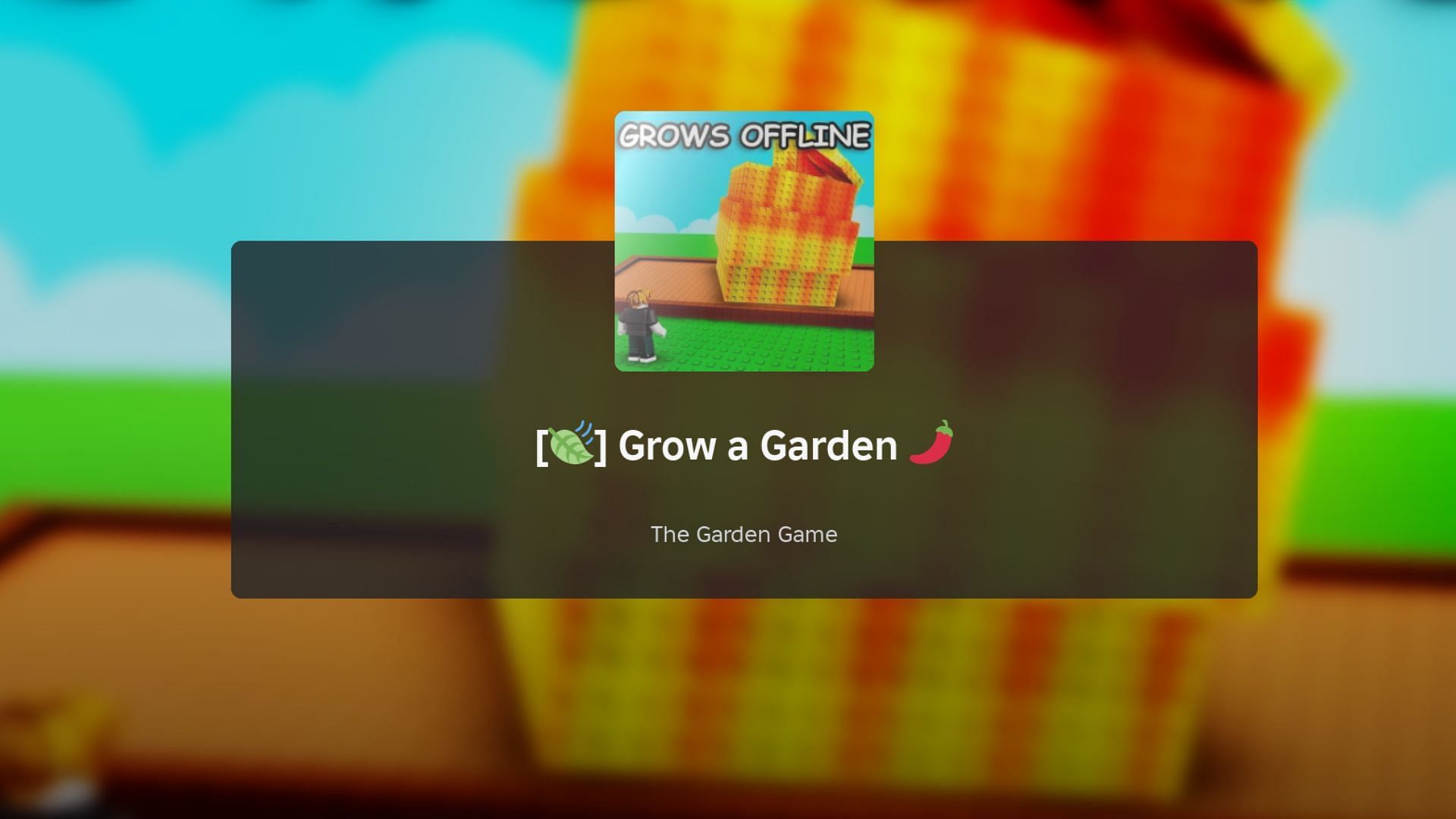 Grow a Garden loading screen