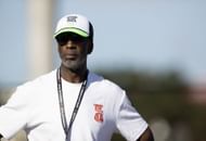 Michael Johnson during Grand Slam Track in Miramar, Florida. (Photo by Getty Images)