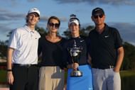 Nelly Korda with her brother Sebastian Korda, mother Regina Rajchrtova, and father Petr Korda- Source: Getty