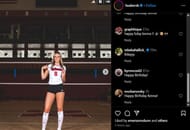 Screenshot of Huskervb Instagram post (@huskervb/ig)