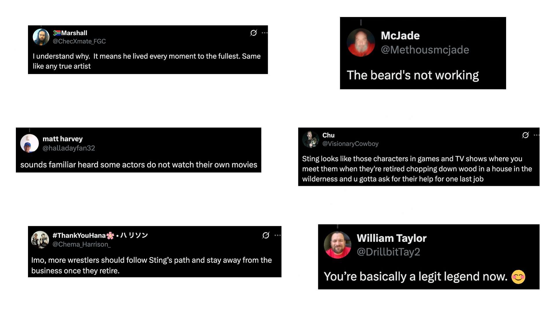 Screengrab of fans&#039; reactions (source: X.com)