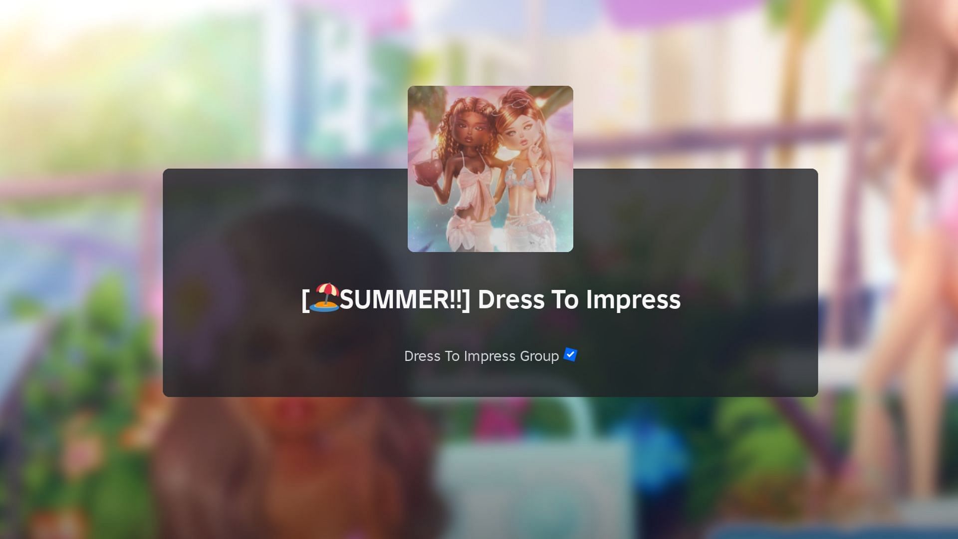 Dress to Impress loading screen