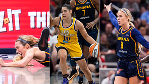 "Bet she wouldn’t try that on Sophie": Fever fans fume after Kelsey Plum kicks and knocks down helpless Lexie Hull