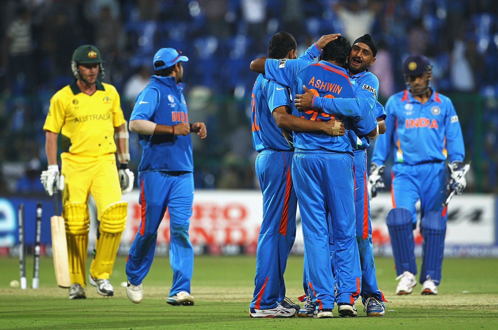 India v Australia - 2011 ICC World Cup Warm Up Game - Source: Getty