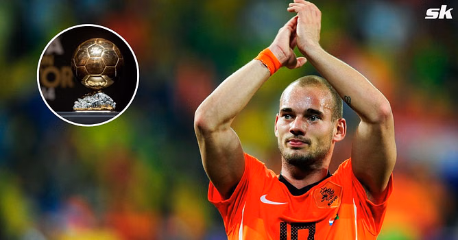 "Sometimes popularity plays a role" - Wesley Sneijder names 3 players who deserved to win the Ballon d'Or but never did