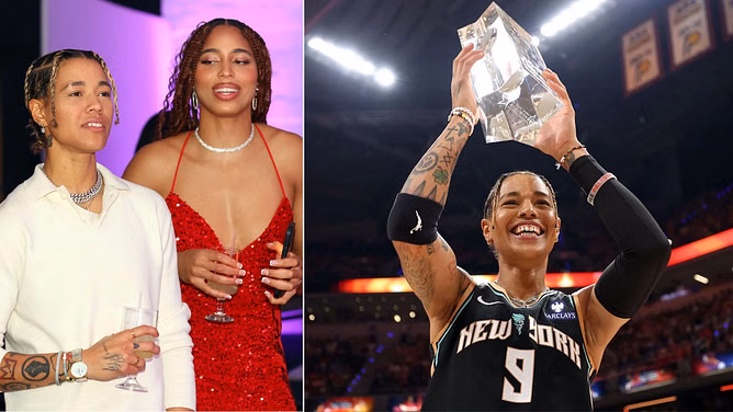 "They're so cute I'm going to cry": WNBA fans absolutely adore Natasha Cloud for WAGTalk interview on gf Isabelle Harrison