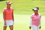 Lexi Thompson and Megan Khang at the Dow Championship 2025 - Source: Getty
