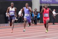 Noah Lyles competes at the London Athletics Meeting - Source: Getty