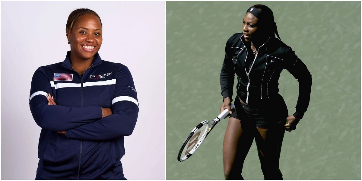Taylor Townsend and Serena Williams